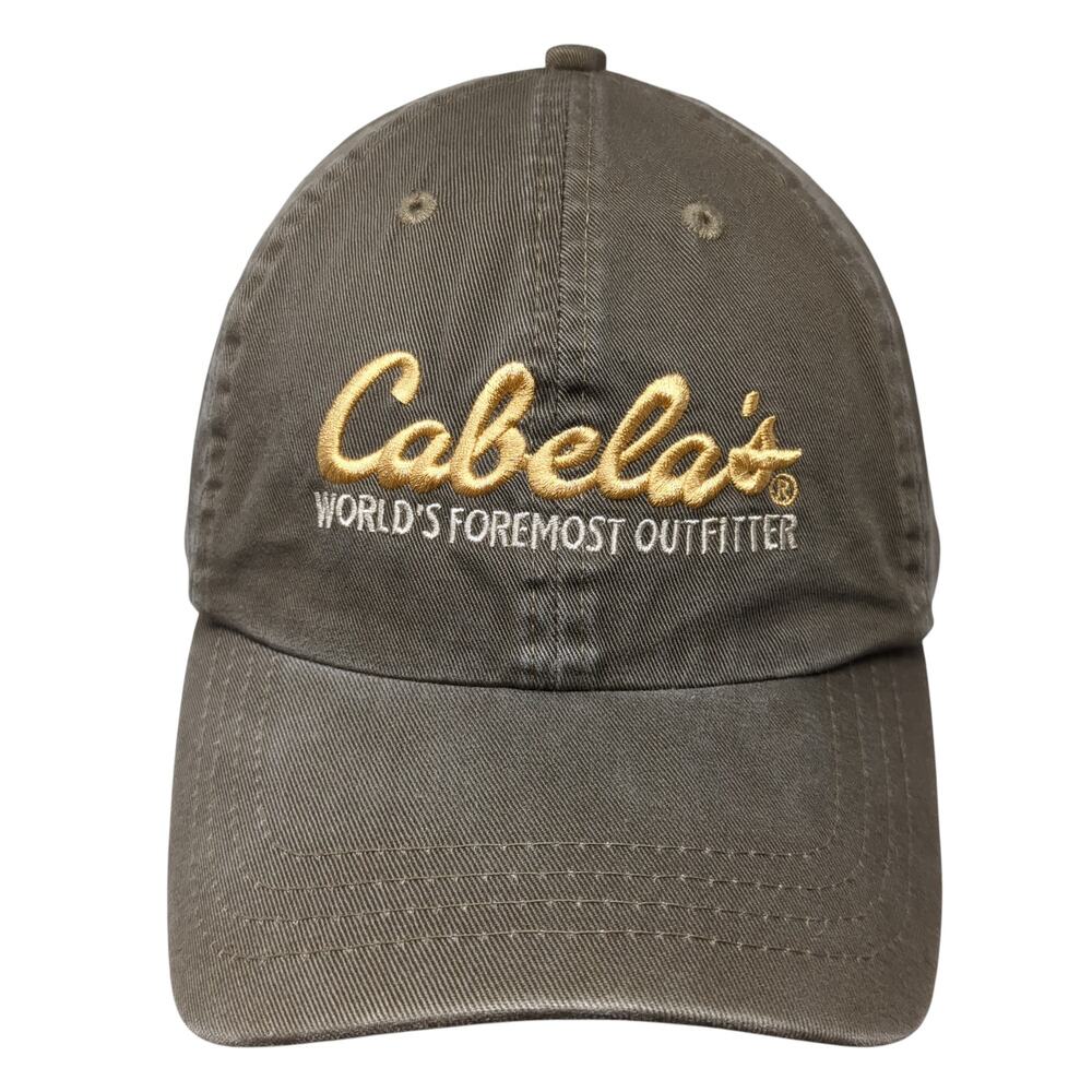 Cabela's World's Foremost Outfitter Slideback Hat Brown One Size Outdoor